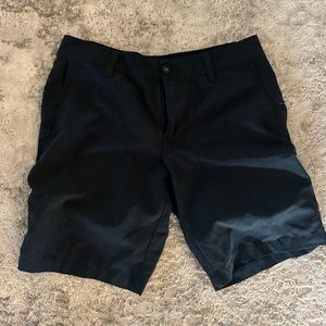 men's black hybrid shorts